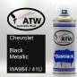 Preview: Chevrolet, Black Metallic, WA984 / 41U: 400ml Sprühdose, von ATW Autoteile West.